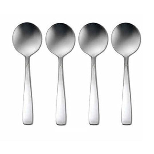 Oneida Accent Set of 4 Bouillon Spoons 18/8 Stainless